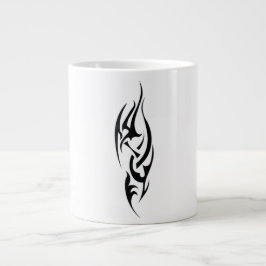 Caneca De Café Grande Desenho Inspirado em Arte de Tatuagem Tradicional
