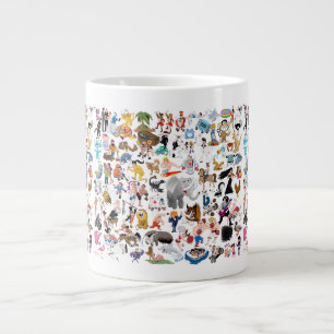 Caneca De Café Grande Desenhos Animados Loucos