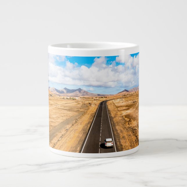 Caneca De Café Grande Desertos | Ilhas Canárias, Espanha (Frente)