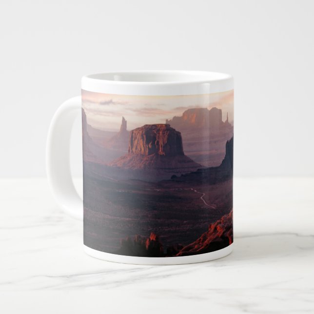 Caneca De Café Grande Desertos | Monument Valley Utah-Ariziona (Frente Esquerda)