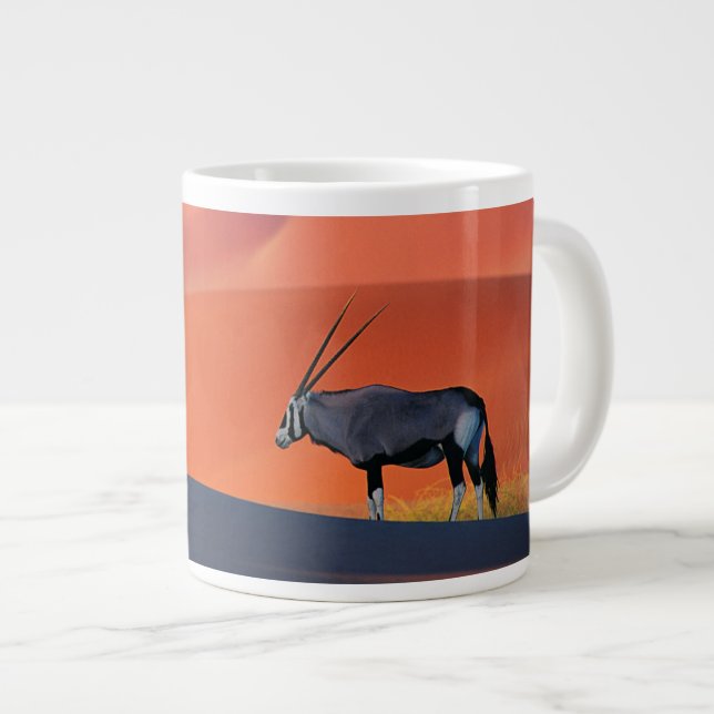 Caneca De Café Grande Desertos | Namib Desert Oryx (Frente Esquerda)