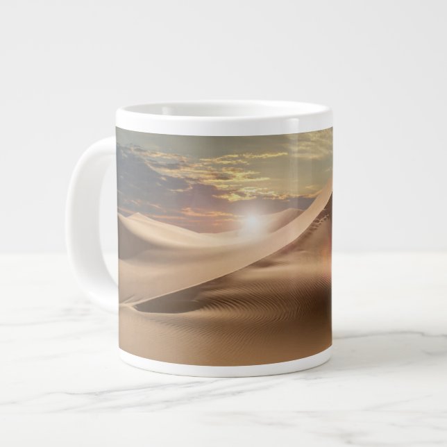 Caneca De Café Grande Desertos | Rub al Khali (Frente Esquerda)