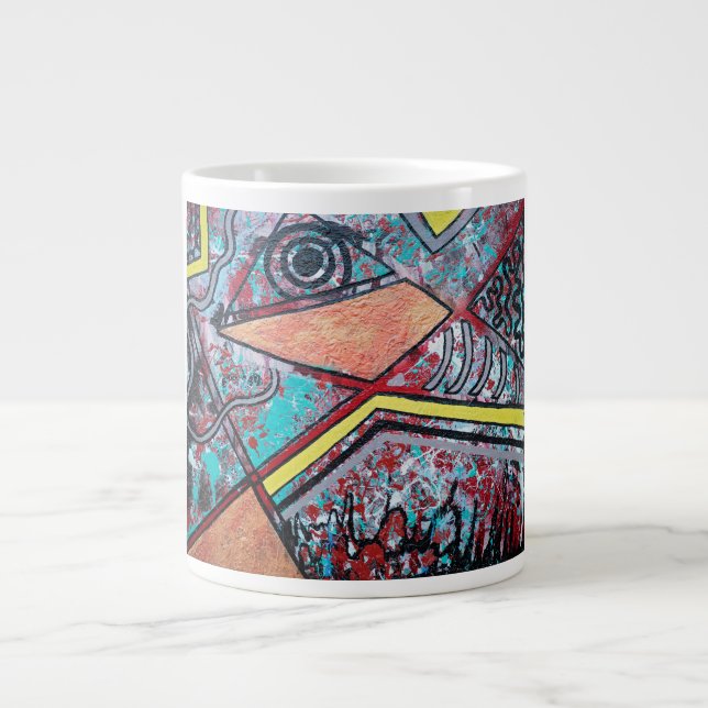 Caneca De Café Grande Design abstrato I Mug (Frente)