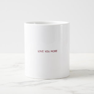 Caneca De Café Grande Design Contemporâneo Amor Você Mais
