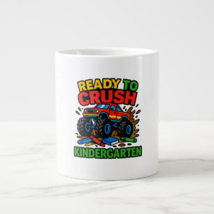Caneca De Café Grande Design de Caminhão Monstro para Jardim de Infância