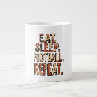 Caneca De Café Grande Design de fã de futebol retrô | Gráfico de futebol
