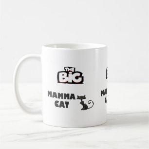 Caneca De Café Grande design de mamã para gatos legal