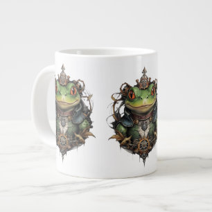 Caneca De Café Grande Design de Steampunk do Sapo Froggie,