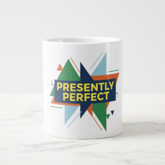 Caneca De Café Grande Design Moderno Abstrato Perfeitamente Presente