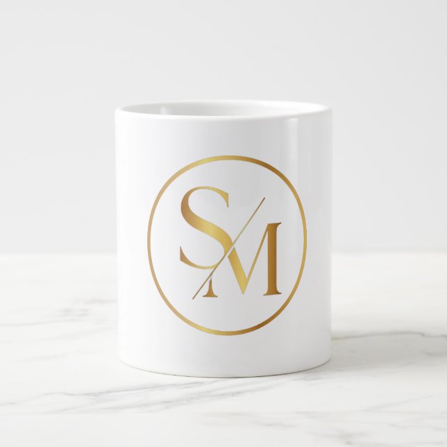 Caneca De Café Grande Design Moderno Mínimo SM (Frente)