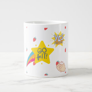 Caneca De Café Grande design motivacional inspirador