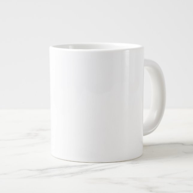 Caneca De Café Grande Design seu próprio Jumbo Mug (Frente Esquerda)