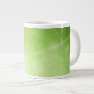 Caneca De Café Grande design verde no estilo high-tech