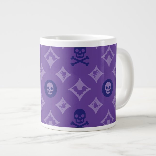 Caneca De Café Grande Designer Halloween! Spooky Vuitton (Frente Esquerda)