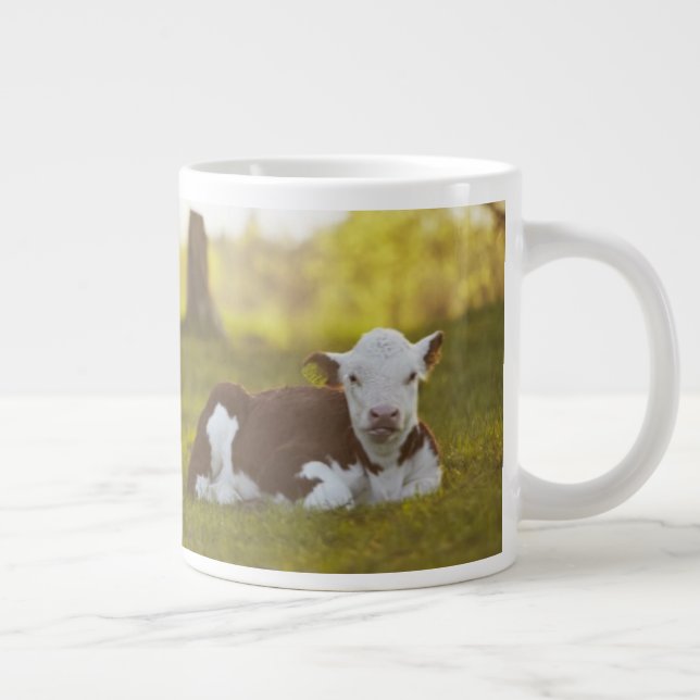 Caneca De Café Grande Deslocação de Calf (Direita)