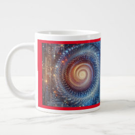 Caneca De Café Grande Desvendar o Realm Digital