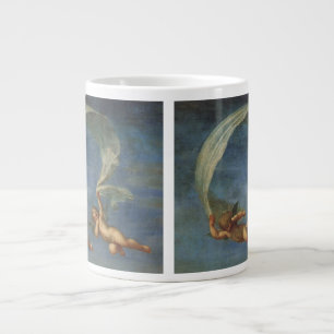 Caneca De Café Grande Detalhe de anjos de Adonis Led por Cupids de Alban