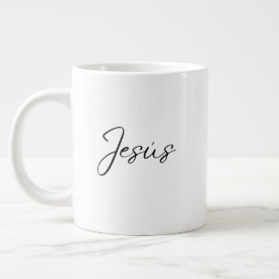 Caneca De Café Grande Devoção Diária de 'Jesus' Reflexão em Manhãs Silen