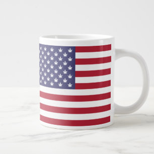 Caneca De Café Grande Dia da Independência da Bandeira dos Estados Unido