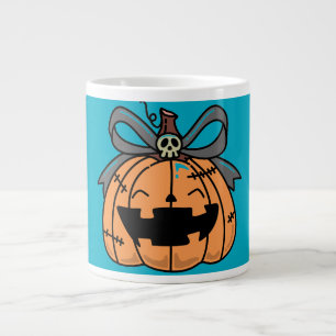 Caneca De Café Grande Dia das Bruxas,Abóbora Cara Fofa,Engraçado , Jack