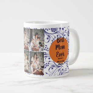 Caneca De Café Grande Dia das Mães personalizado, presente de colagem de
