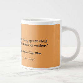 Caneca De Café Grande Dia de as mães