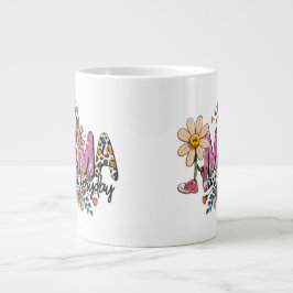 Caneca De Café Grande Dia de as mães