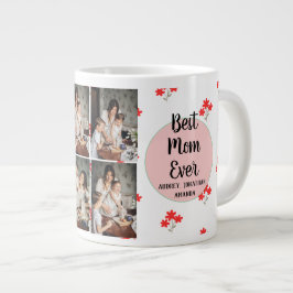 Caneca De Café Grande Dia de as mães personalizado, presente floral de c