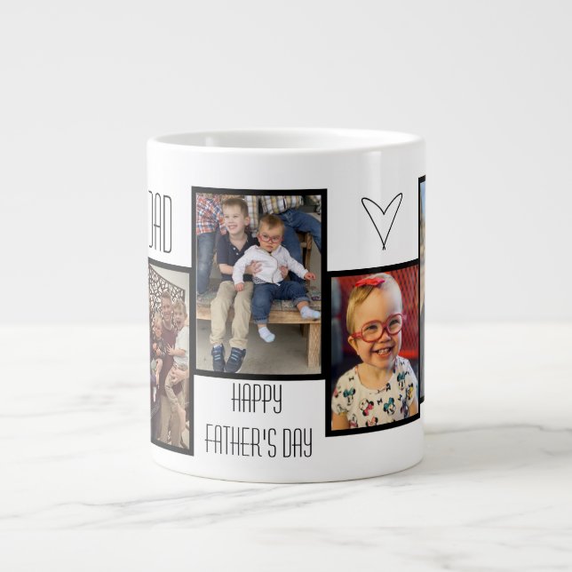 Caneca De Café Grande Dia de os pais Personalizado Coffee Mug (Frente)