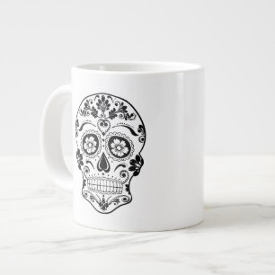CANECA DE CAFÉ GRANDE DIA DO CRÂNIO DE AÇÚCAR MORTO