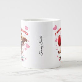 Caneca De Café Grande Dia do Namorados Engraçado - Bonito, Moderno e Hum