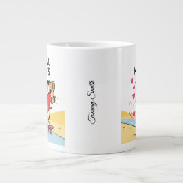 Caneca De Café Grande Dia do Namorados Engraçado para Casais e Amigos
