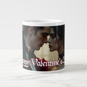 Caneca De Café Grande Dia dos Namorados de Paixão Eterna