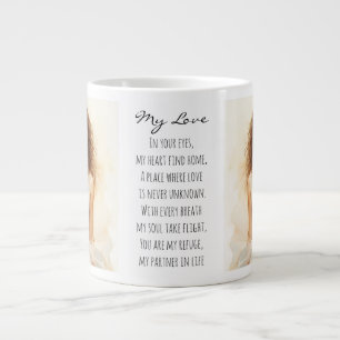 Caneca De Café Grande Dia dos Namorados, Meu Amor, Mulheres bonitas apai