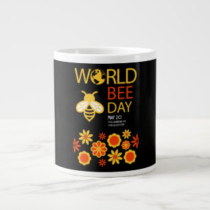 Caneca De Café Grande Dia Mundial do Mel 20 de maio