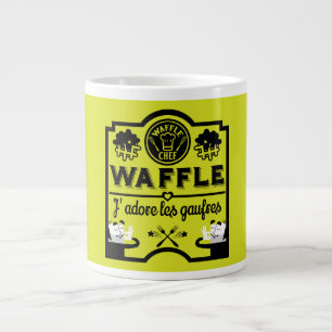 Caneca De Café Grande Dia Nacional do Waffle