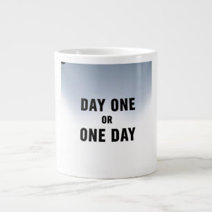Caneca De Café Grande Dia um ou Um Dia