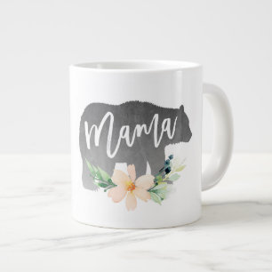 Caneca De Café Grande Dias de as mães, Mamãe Ursa Mug Grande