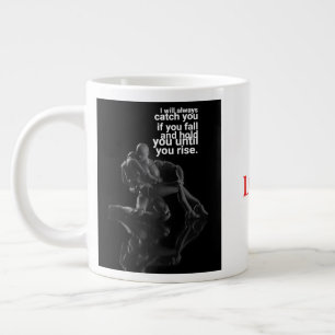 Caneca De Café Grande Dias de os namorados - Beba o amor