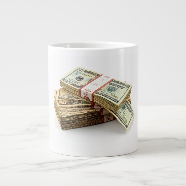 Caneca De Café Grande dinheiro (Frente)