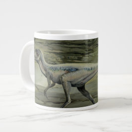 Caneca De Café Grande Dinossauros Antigos, um Hypsilophodon do Cretáceo