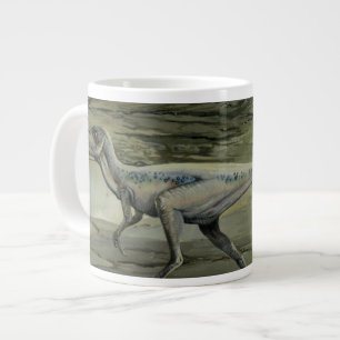Caneca De Café Grande Dinossauros Vintage, um Hypsilophodon do Cretáceo