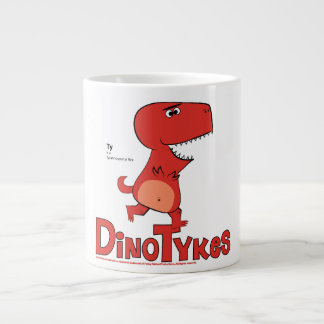 Caneca De Café Grande Dinotykes Ty é um Tiranossauro Rex