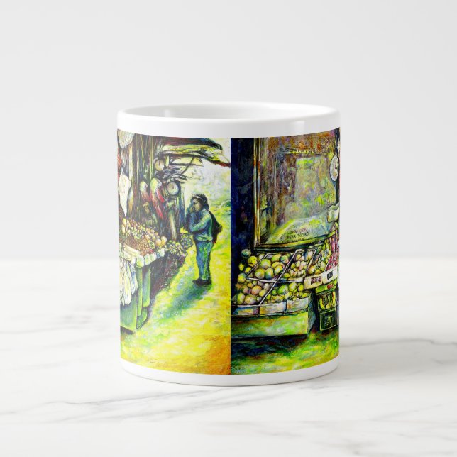 Caneca De Café Grande Disse para engajar toda a ideia (Frente)