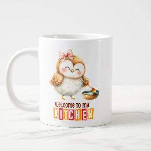 Caneca De Café Grande Diversão Coruja
