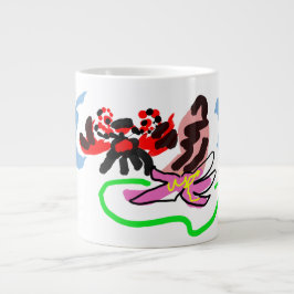 Caneca De Café Grande Diversão de verão com carboidrato