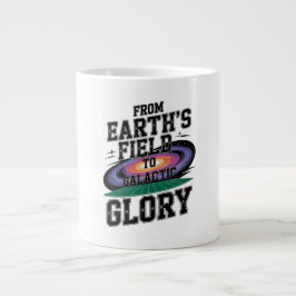 Caneca De Café Grande Do Campo ao Esplendor Galáctico