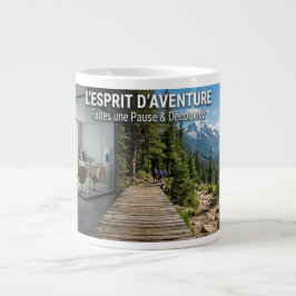 Caneca De Café Grande Do escritório à natureza, café gigante mup
