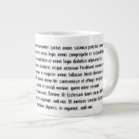 Caneca de café GRANDE do exorcismo sobrenatural