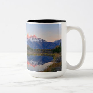 Caneca de café grande do parque nacional de Teton